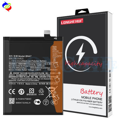 OEM/ODM Batteria di protezione a doppio circuito integrato BN47 per Xiaomi RedMi6 Pro Redmi 6 pro 4000mAh