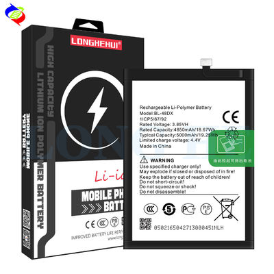 BL-48DX Versione mobile Batteria sostitutiva in argento da 5000 mAh per telefono cellulare Infinix