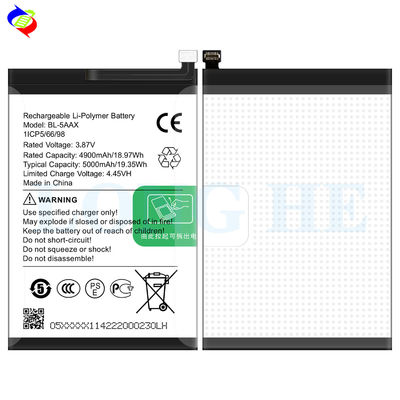 BL-5AAX ricaricabile Batteria 3.87V 5000mAh per telefono cellulare Infinix ricaricabile