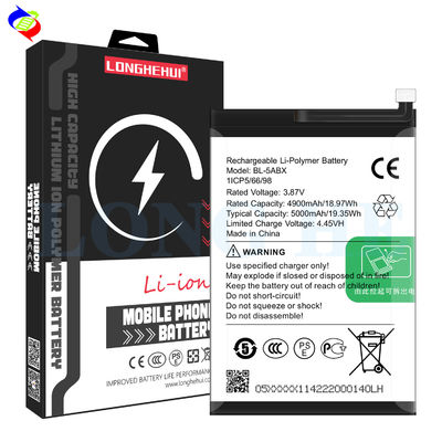 BL-5ABX Sostituzione della batteria per Infinix 3.87V 5000mAh Protezione a doppio circuito integrato ad alta capacità