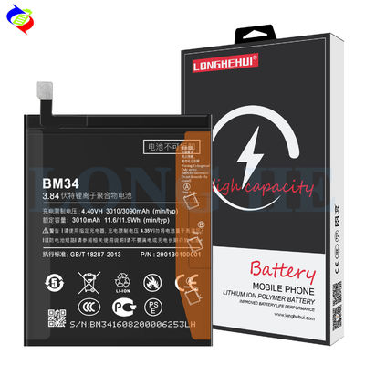 Protezione a doppio circuito integrato BM34 Batteria originale da 3090mAh per Xiaomi Note Pro Spedizione veloce
