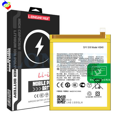 3000mAh Capacità Batteria al litio in polimero bianco KS40right per Moto E6 Play EU XT2029 XT2029-1 Handset