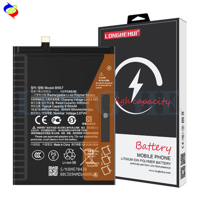 Batterie ricaricabili ad alta capacità per Xiaomi Poco X3 NFC X3 Pro BN57 5160mAh 3.87V