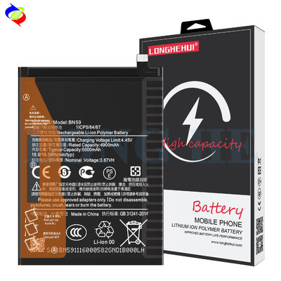 ODM/OEM BN59 Batteria polimerica agli ioni di litio per Redmi Note 10 4G 5000mAh 3.87V