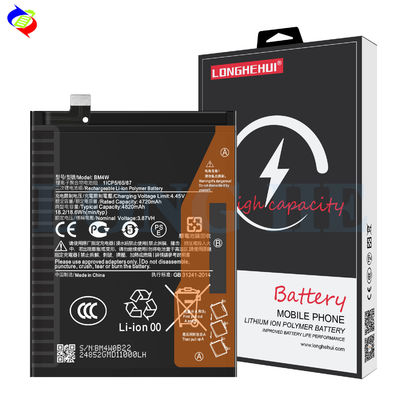 BM4W Batteria polimerica ricaricabile a ioni di litio 4820mAh 3.87V per Note 9 Pro 5G
