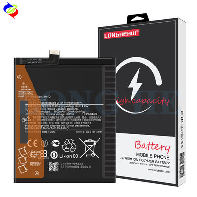Protezione doppia IC Batteria polimerica ricaricabile agli ioni di litio BM4Q per Redmi K30 Pro 4700mAh 3.87V