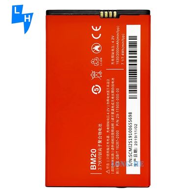 2000mAh BM20 batterie ricaricabili per Xiaomi Mi2 telefono cellulare Li-ion ed efficienza