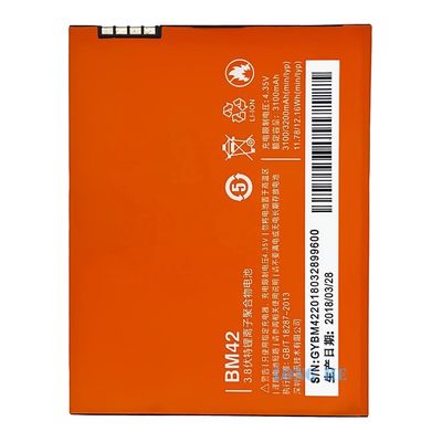Redmi Note 2014712 BM42 Batteria sostitutiva con protezione a doppia IC e 3200mAh