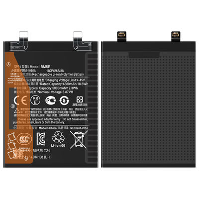5000mAh 3.87V batteria ricaricabile BM5E per Xiaomi Redmi K50 Pro /22021211RC/ 22011211C