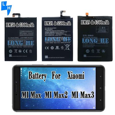 BM49 BM50 BM51 Batteria ricaricabile per Xiaomi Max Max2 Max3 Nero e compatibile