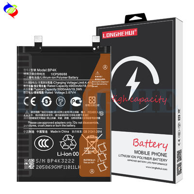 Batteria ricaricabile in nero 3.87V 5000mAh BP4K Per Xiaomi POCO X5 pro / Redmi note 12 pro Batterie aggiungere mi logo