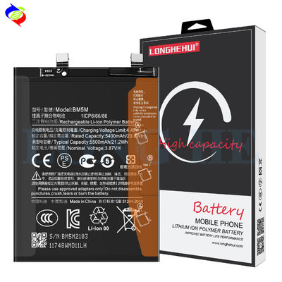 Batteria sostitutiva da 5500mAh per Xiaomi Redmi K60 Phone Tecnologia polimerizzata al litio BM5M