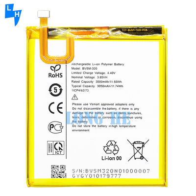 Ricaricabile OEM BVSM-320 4.35V 3050mAh batteria gialla al litio polimerico per Vsmart Star