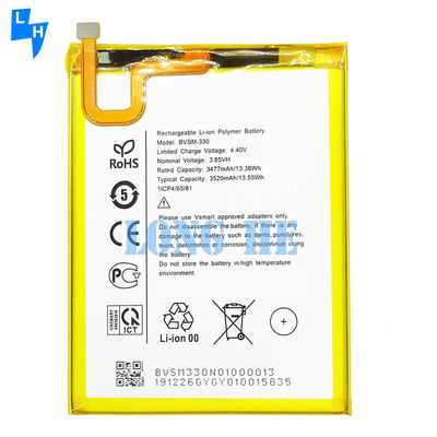 Capacità standard gialla di sostituzione della batteria BVSM-330 per Vsmart Star 3