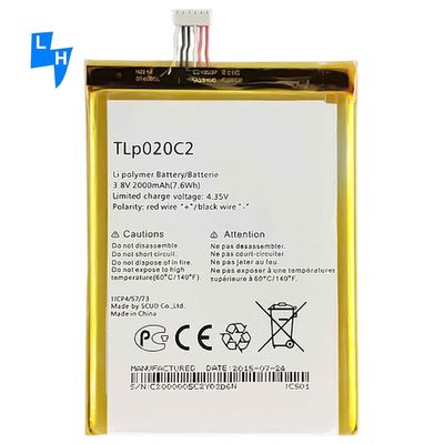 Idol Alpha OT6032 OneTouch OT6034 alcatel Alpha Batteria di ricambio per OT6037Y OT6040D