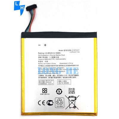 Batteria C11P1517 Tab ad alta capacità 4680mAh per ASUS ZenPad 10.1 Z301M Garanzia di scorta