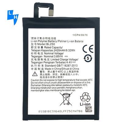 BL250 Batteria per Lenovo Vibe S1/S1C50/S1A40 2420mAh Alta capacità e durata