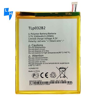 3240mAh TLP032B2 TLP032BD POP7S P310A OT9006W batteria PIXI 8 per alcatel OneTouch POP-7