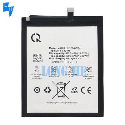 V4001 di alta capacità batteria nera 4000mAh sostituzione originale per Vsmart Joy 1plus