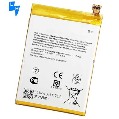 Protezione a doppio circuito integrato C11P1423 4.4V 2500mAh Batteria per cellulare Per ASUS ZenFone 2 5.0