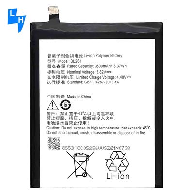 Batteria digitale per cellulare per Lenovo A7020/Vibe K5 Note K52T38 K52E78 BL261 3500mAh