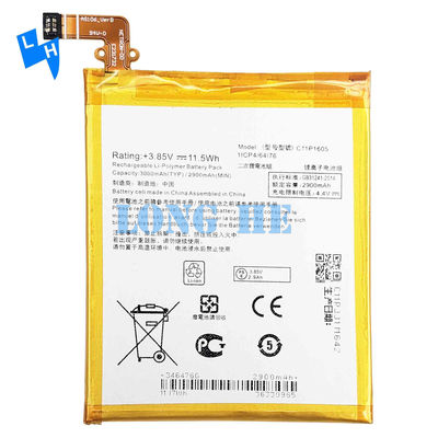Batteria bianca C11P1605 Per ASUS ZenFone3 ZS550KL Z01FD Originale Litio-Ione A