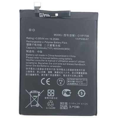 5000mAh C11P1706 Batteria per cellulare per ASUS ZenFone Max Pro ZB602KL Alta capacità