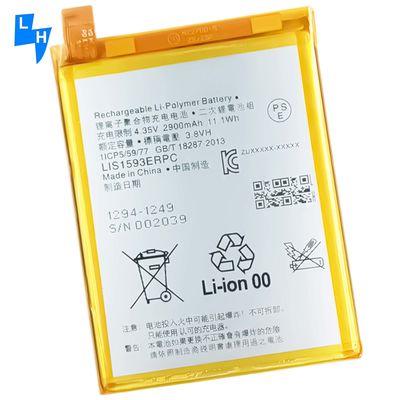 Batteria sostitutiva a doppia protezione IC LIS1593ERPC per Sony Xperia Z5 2900mAh 3.8V