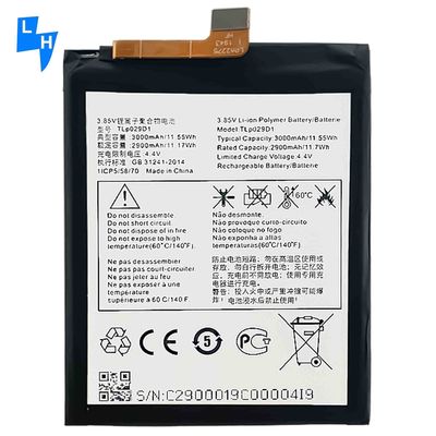 Stock 3000mAh TLp029D1 Sostituzione della batteria per prodotti Alcatel Onyx Status Stock A