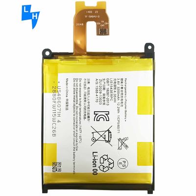 Batteria al litio in polimero ad alta capacità per Sony Xperia Z2 L50W L50T L50U D6503 Giallo