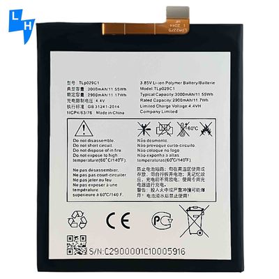 3000mAh TLp029C1 Batteria per Alcatel A30 5049Z REVVL Mobile Phone System Modello 5099