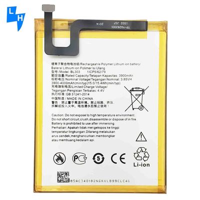 500 PCS OEM/ODM Batteria di protezione a doppio circuito integrato per Lenovo-A6 note L19041 BL303 4000mAh