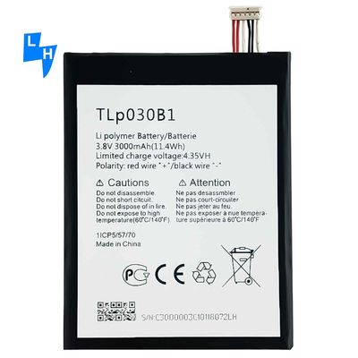 Ricaricabile 3000mAh TLp030B1 Batteria agli ioni di litio per telefono cellulare Alcatel OT-7045 7045Y