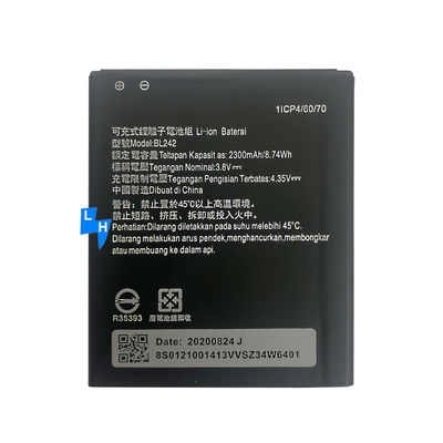 2300mAh BL242 A6000 A2020 A6010 Batteria per cellulari per Lenovo VIBE C Batteria al litio