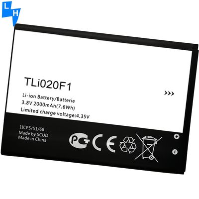 Alcatel One Touch Pop 2 5042D C7 U5 Batteria sostitutiva con capacità originale Bianco