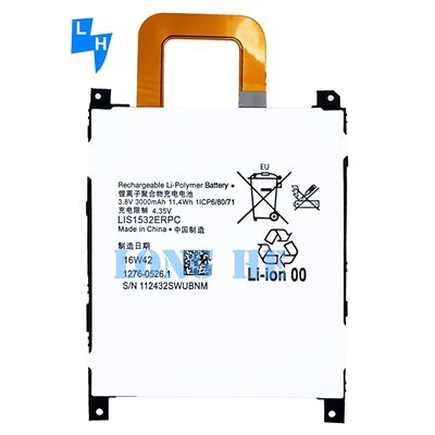 500 PCS OEM LIS1532ERPC 3.85V 3000mAh Batteria per telefono cellulare per SONY Xperia Z1S 4G/C6916