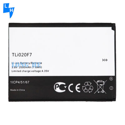 TLI020E7 batteria per Alcatel Pixi 4 Pop C7 Pop 2 5045D 5042D 7040 7040D 7041 3.8V 2000mAh