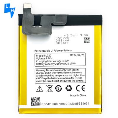 BL220 Batteria sostitutiva agli ioni di litio da 2150 mAH per Lenovo S850 e OEM/ODM 500PCS