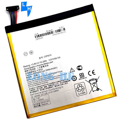 Batteria ricaricabile in polimero di litio bianco 4.35V 40000mAh per ASUS Zenpad S 8.0 Z580CA3