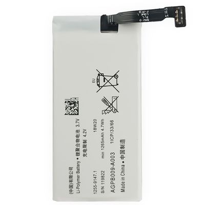 Ricaricabile 1265mAh AGPB009-A003 Batteria per telefono cellulare Xperia Go per Sony Xperia Advance OEM/ODM 500PCS