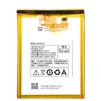 Batteria BL223 da 4000mAh per Lenovo Vibe Z2 Pro K80 K80M K920 P90 K7 Durabile e potente
