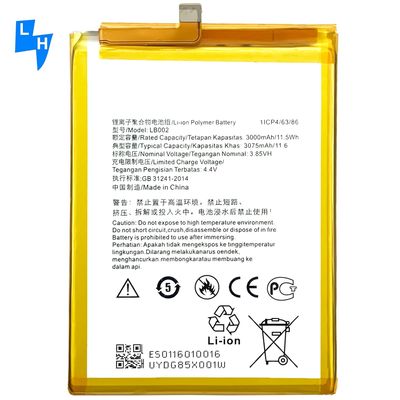 Batteria ad alta capacità 3000mAh LB002 S5 K520 per Lenovo K520T Modelli di cellulari Bianco