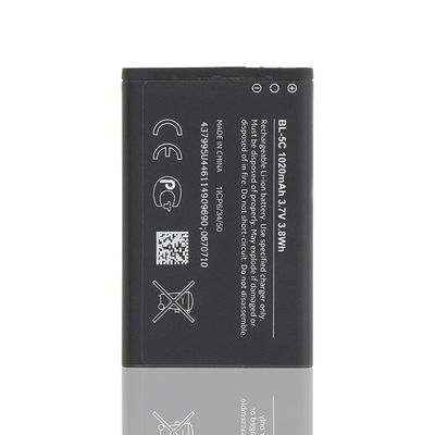 Batteria compatibile per Nokia BL-5C C2-01 1020mAh 2700 2610 3100 3120 3650 5130 6030