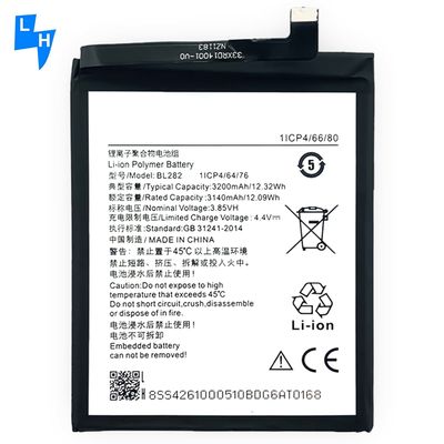 Alta capacità BL282 3200mAh 3.85V Black Lithium Polymer Battery per Lenovo UDTV1