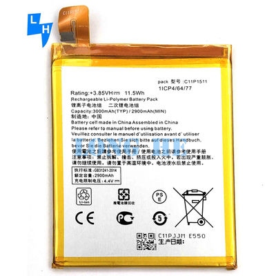 AAA C11P1511 3000mAh 4.4V Batteria per cellulare per ASUS Zenfone3 ZE552KL Z012DA Z012DE