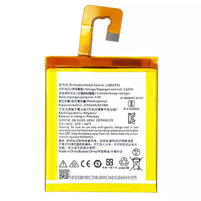 Accessibile Batteria bianca per cellulari L18D1P31 per Lenovo TAB E7 TB-7104X in bianco