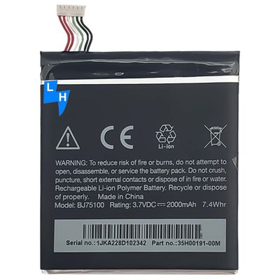 2000mAh 3.8V batteria polimerica agli ioni di litio per HTC One XC X720d X325E X325S S728E 720T telefono cellulare