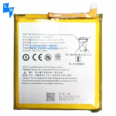 Protezione a doppio circuito integrato 4000mAh BL296 Batteria per Lenovo Z6 L78121 Z6pro Z6 Pro L78051