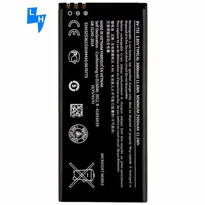 500 PCS MOQ BV-T5E 4.4V 3000mAh Batteria ricaricabile per Nok Lumia 950 RM-1106 RM-1104 RM-110
