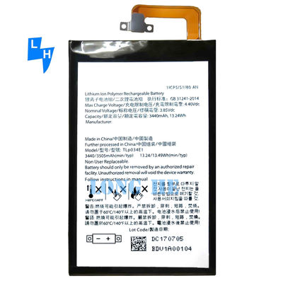 Batteria ricaricabile al litio polimerico La perfetta misura per BlackBerry KEY uno chiave